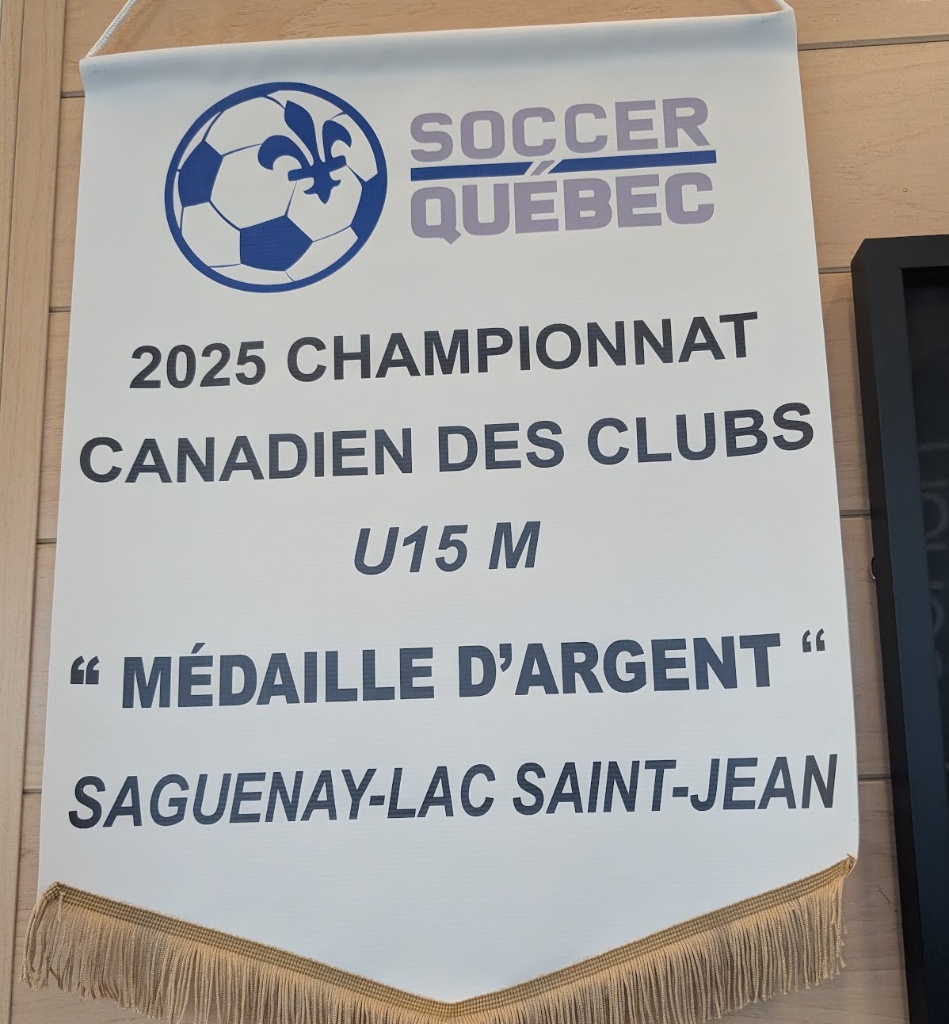 Fanion Médaille d'Argent, Championnat Canadien des Clubs U15M 2025